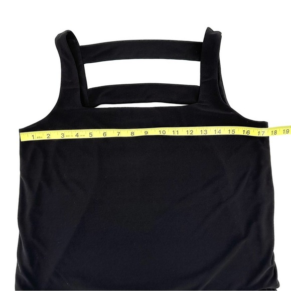 WHBM strappy back layered top in black Size S - Picture 6 of 8